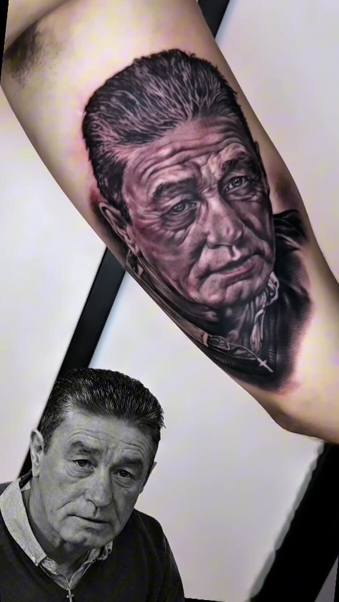 Retrato realista · Piel Poética Tattoo Studio Torrevieja